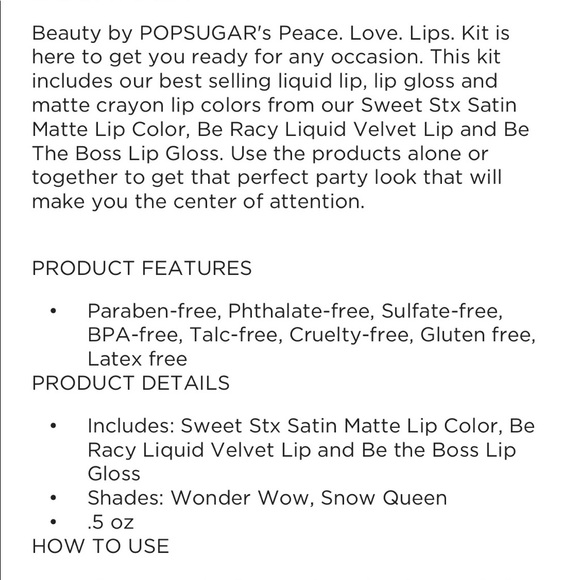 POPSUGAR Lip Set - Picture 2 of 3